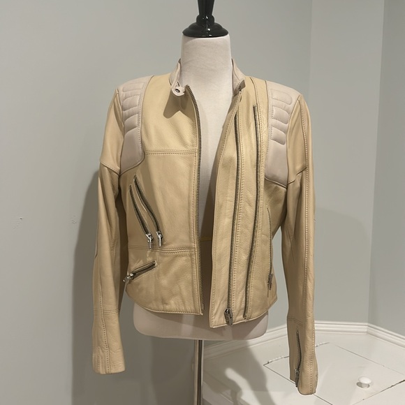 H&M STUDIO LEATHER ๐๏ธ๐๏ธ๐๏ธ๐๏ธ๐๏ธ JACKET - Picture 4 of 8